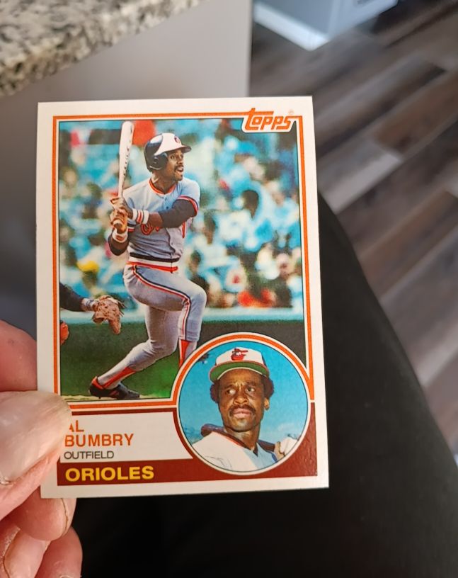 1983 Topps #655 Al Bumbry — front