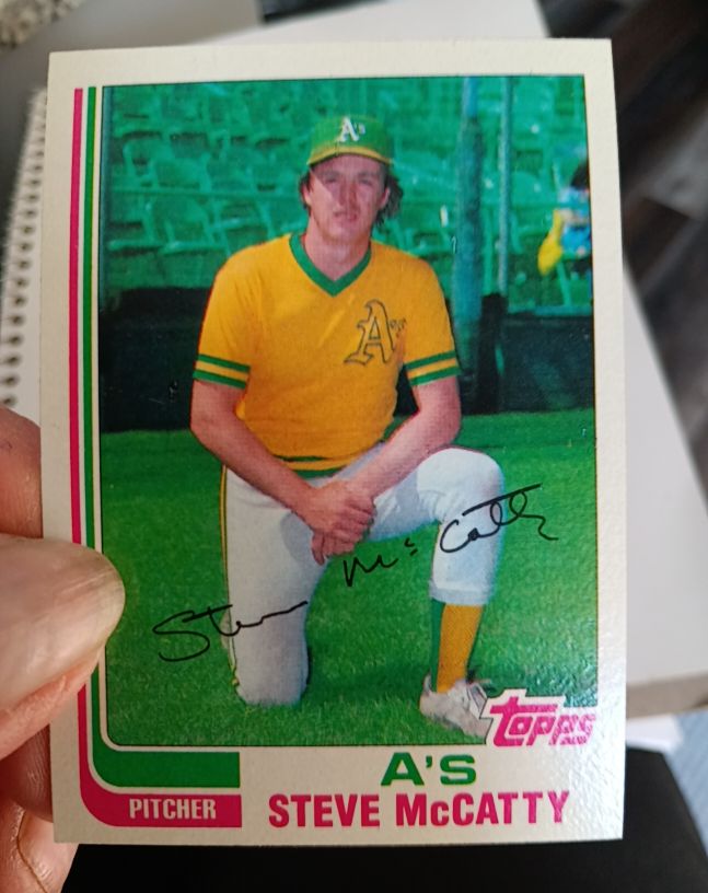 1982 Topps #113 Steve McCatty — front