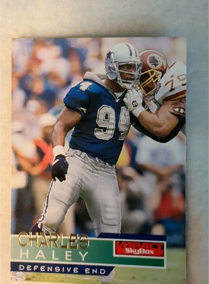1995 SkyBox Impact #35 Charles Haley — front