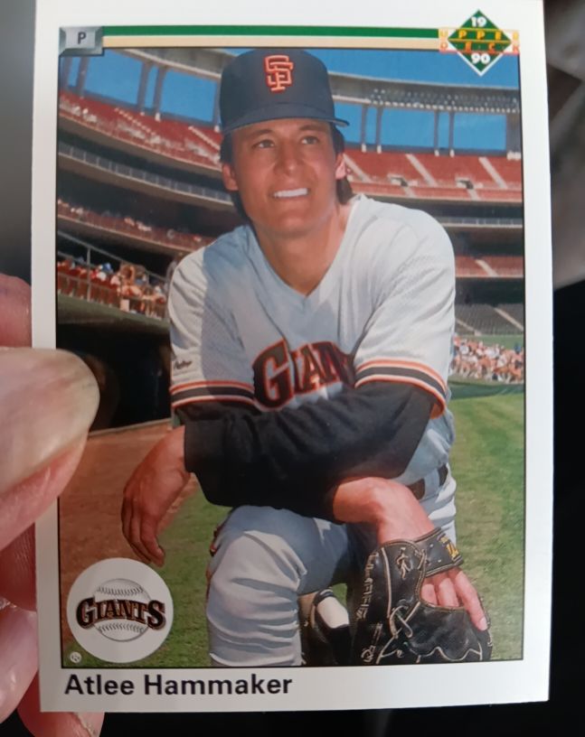 1990 Upper Deck #620 Atlee Hammaker — front