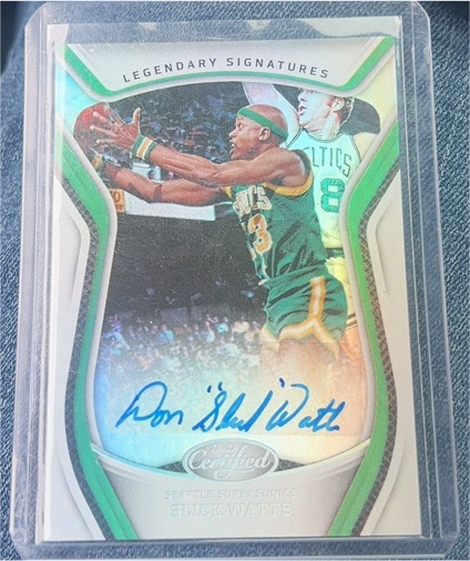 2020-21 Panini Prizm Penmanship #PE-SLW Slick Watts — front