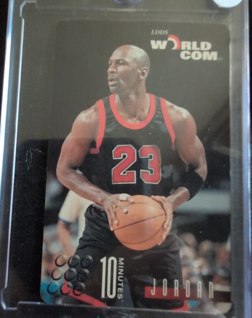 1996 LDDS World Com #NNO Michael Jordan — front