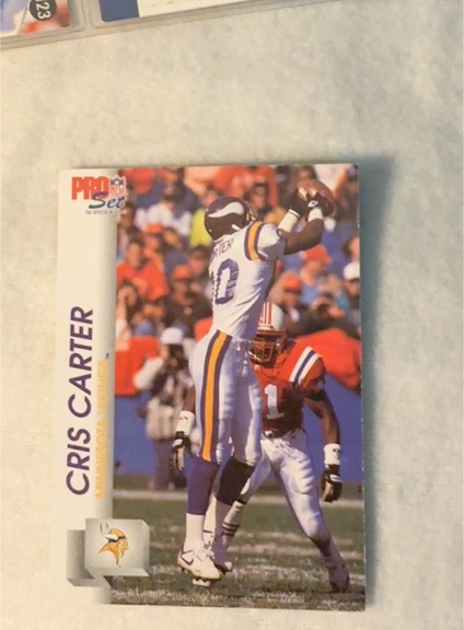 1992 Pro Set #564 Cris Carter — front