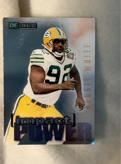 1995 Skybox Impact Power #IP2 Reggie White — front