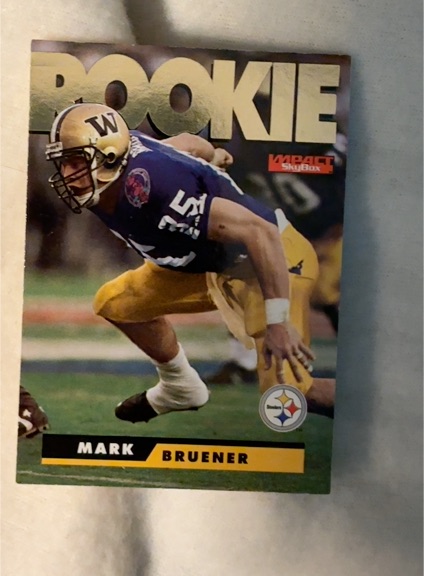 1995 SkyBox Impact #189 Mark Bruener — front