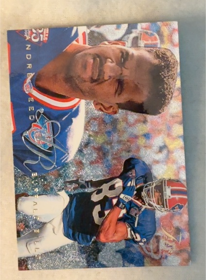 1995 Fleer Flair Preview #3 Andre Reed — front