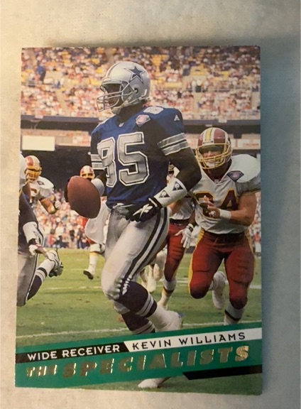 1995 SkyBox Impact #153 Kevin Williams Dallas Cowboys — front