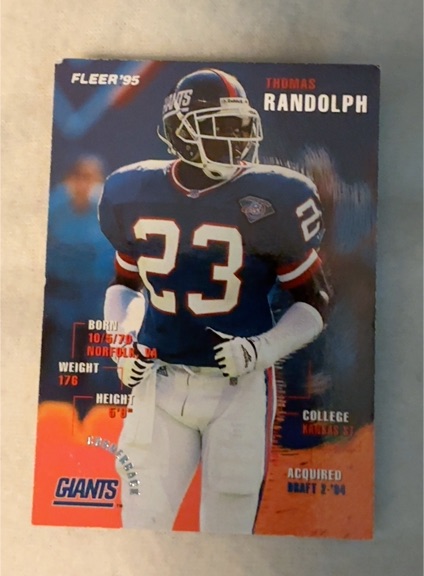 1995 Fleer #283 Thomas Randolph — front