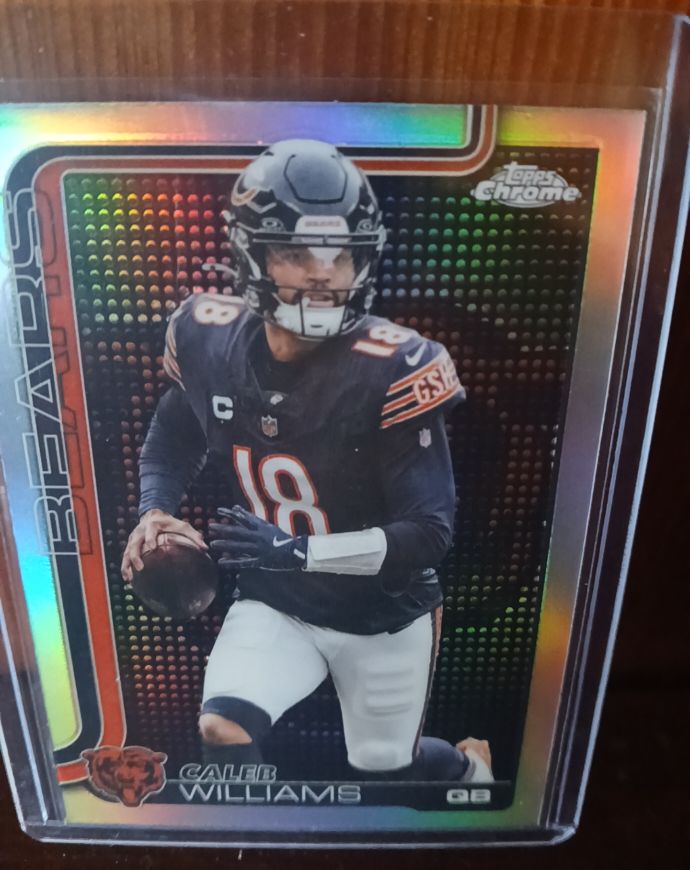 2025 Topps Chrome #52 Caleb Williams — front