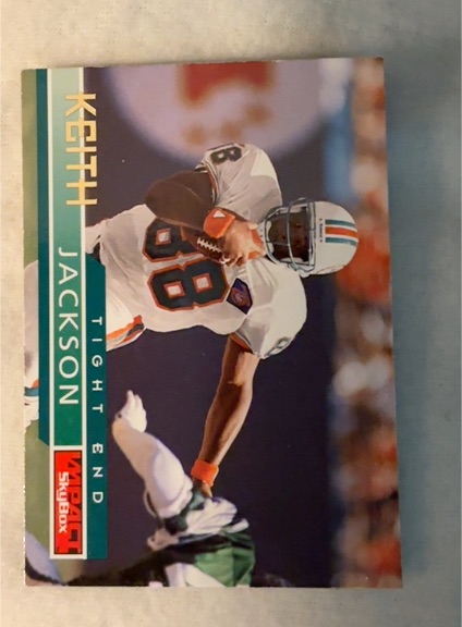 1995 Skybox Impact #82 Keith Jackson — front