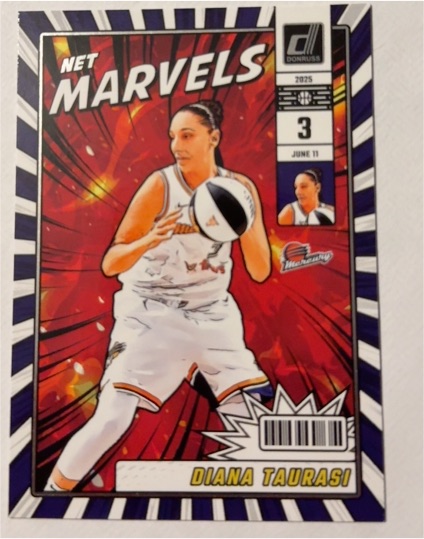 2025 Donruss WNBA #14 Diana Taurasi Net Marvels — front