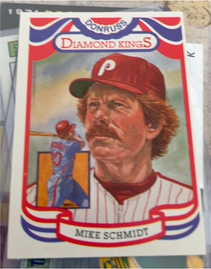 1983 Donruss Diamond Kings #23 Mike Schmidt — front