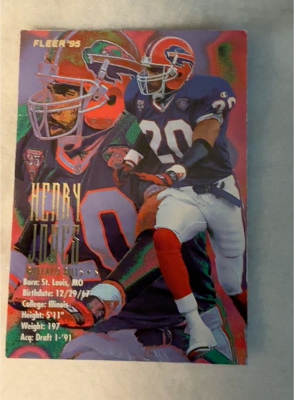 1995 Fleer #34 Henry Jones — front