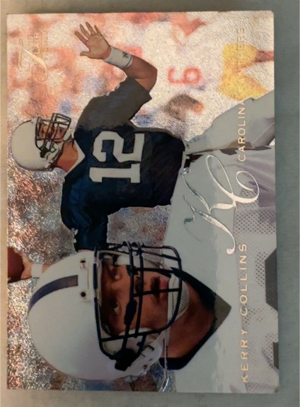 1995 Fleer Flair Preview #4 Kerry Collins — front