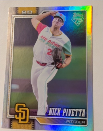 2026 Topps Series 1 #9 Nick Pivetta — front