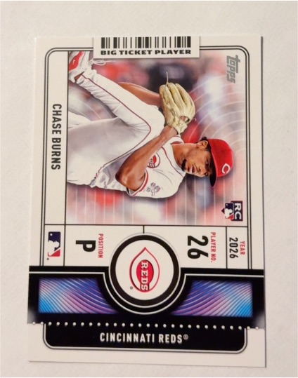 2026 Topps Series 1 Big Ticket Players #BTP-24 Chase Burns — front