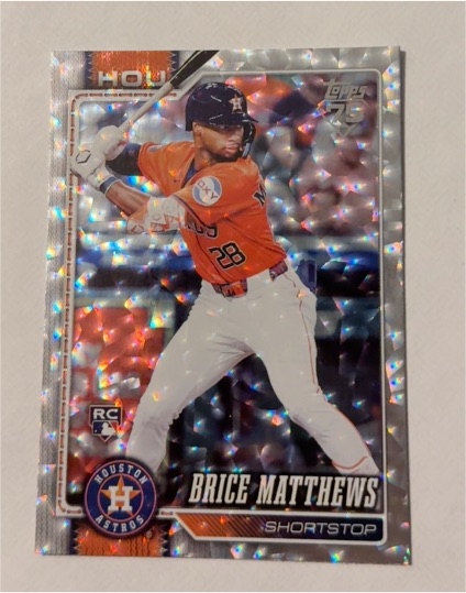 2026 Topps Series 1 #132 Brice Matthews — front