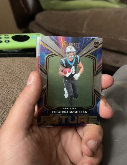 2025 Panini Select Future #1 Tetairoa McMillan — front