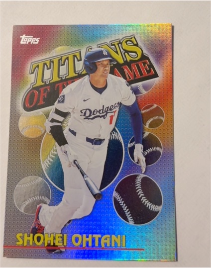 2025 Topps Titans of the Game #TOG-1 Shohei Ohtani — front