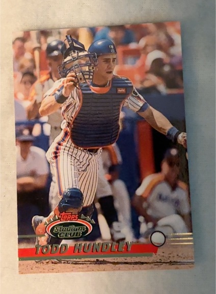 1993 Topps Stadium Club #72 Todd Hundley — front
