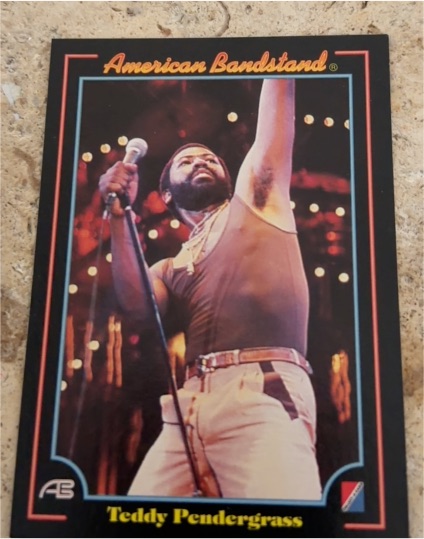 1993 Collect-A-Card American Bandstand #76 Teddy Pendergrass — front