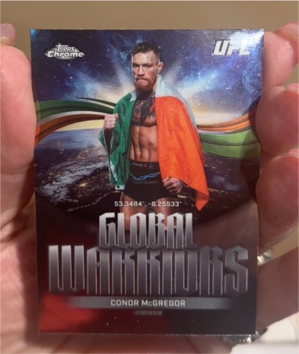 2026 Topps Chrome UFC #GW-8 Conor McGregor Global Warriors — front