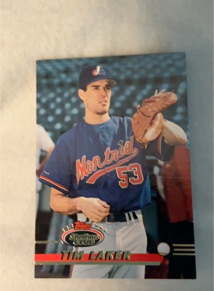 1993 Topps Stadium Club #18 Tim Laker — front