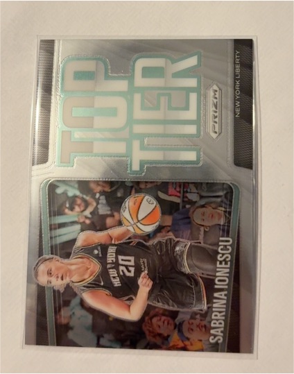 2025 Panini Prizm WNBA #14 Sabrina Ionescu Top Tier — front