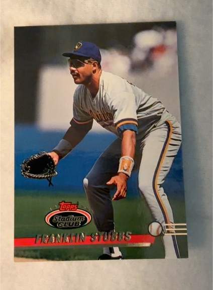 1993 Topps Stadium Club #168 Franklin Stubbs — front