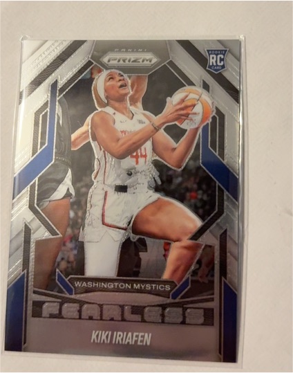 2025 Panini Prizm WNBA #8 Kiki Iriafen Fearless — front