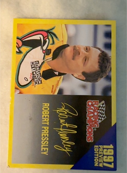 1997 Racing Champions Preview #29 Robert Pressley — front
