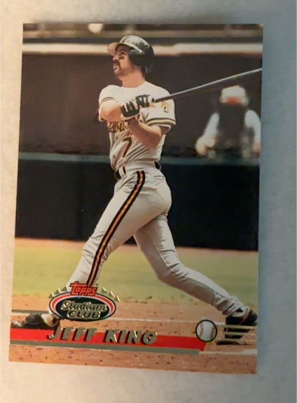 1993 Topps Stadium Club #93 Jeff King — front