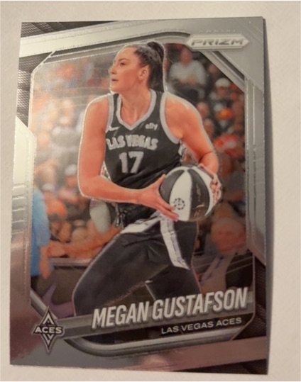 2025 Panini Prizm WNBA #49 Megan Gustafson — front