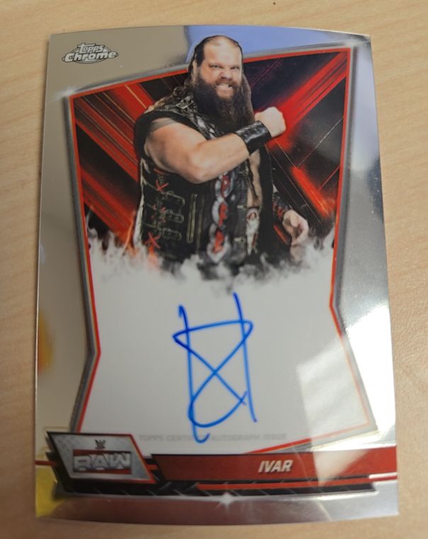 2026 Topps Chrome WWE #RBA-IVA Ivar — front