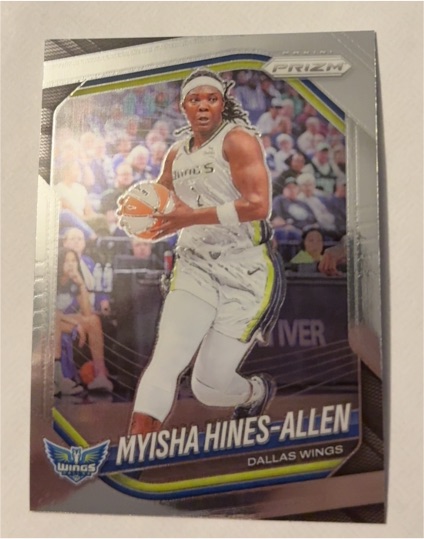 2025 Panini Prizm WNBA #96 Myisha Hines-Allen — front