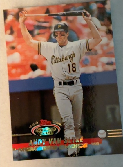 1993 Topps Stadium Club #294 Andy Van Slyke — front