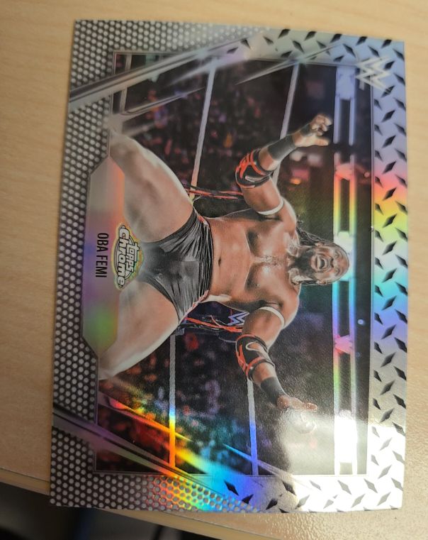 2026 Topps Chrome WWE #120 Oba Femi — front
