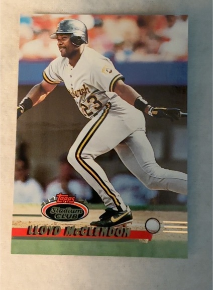 1993 Topps Stadium Club #66 Lloyd McClendon — front