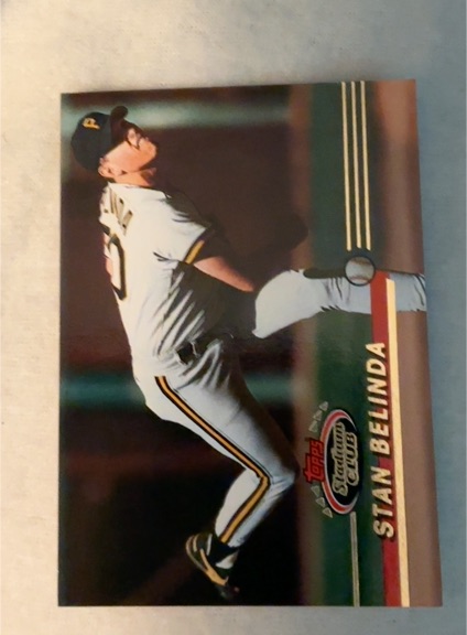 1993 Topps Stadium Club #268 Stan Belinda — front