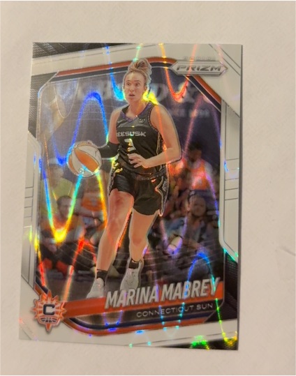 2025 Panini Prizm WNBA #18 Marina Mabrey — front