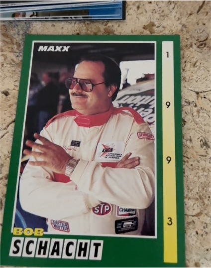 1993 Maxx #1 Bob Schacht — front