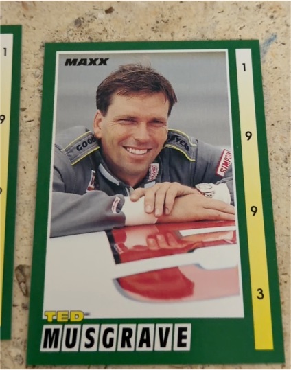 1993 Maxx #1 Ted Musgrave — front
