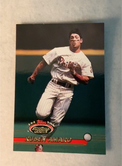 1993 Topps Stadium Club #385 Ruben Amaro — front
