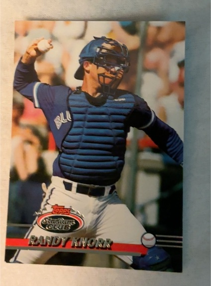 1993 Topps Stadium Club #321 Randy Knorr — front