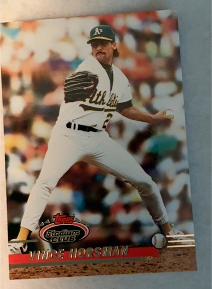 1993 Topps Stadium Club #256 Vince Horsman — front