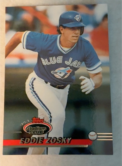 1993 Topps Stadium Club #460 Eddie Zosky — front