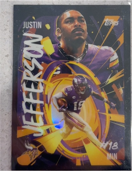 2025 Topps Chrome #UV-13 Justin Jefferson — front