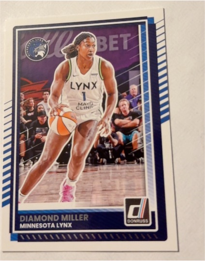 2025 Donruss WNBA #17 Diamond Miller — front