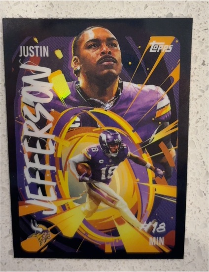 2025 Topps Chrome #UV-13 Justin Jefferson — front