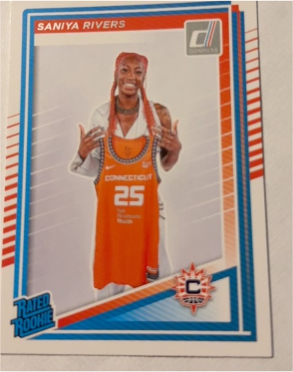 2025 Donruss WNBA #92 Saniya Rivers — front